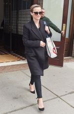 REESE WITHERSPOON Leaves Her Hotel in New York 04/21/2017