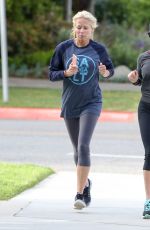 REESE WITHERSPOON Out Jogging in Los Angeles 04/17/2017