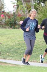 REESE WITHERSPOON Out Jogging in Los Angeles 04/17/2017