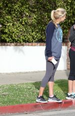 REESE WITHERSPOON Out Jogging in Los Angeles 04/17/2017