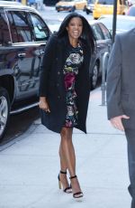 RENEE ELISE GOLDSBERRY Arrives at This Morning Show in New York 04/18/2017