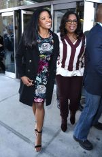 RENEE ELISE GOLDSBERRY Arrives at This Morning Show in New York 04/18/2017