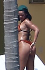 RIHANNA in Bikini on Vacation in Puerto Vallarta 04/14/2017