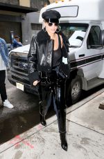 RITA ORA Arrive on the Set of a Photoshoot in New York 04/27/2017