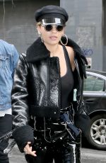 RITA ORA Arrive on the Set of a Photoshoot in New York 04/27/2017