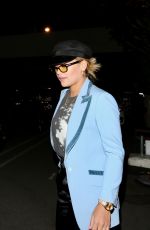 RITA ORA Leaves a Sushi Restaurant in Los Angeles 04/23/2017