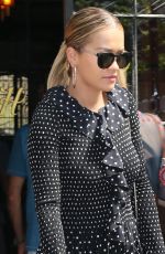 RITA ORA Leaves Her Hotel in New York 04/28/2017