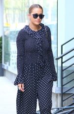 RITA ORA Leaves Her Hotel in New York 04/28/2017