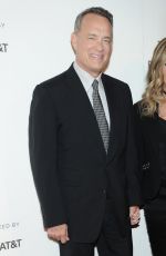 RITA WILSON and Tom Hanks at The Circle Premiere at 2017 Tribeca Film Festival in New York 04/26/2017