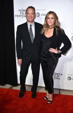 RITA WILSON and Tom Hanks at The Circle Premiere at 2017 Tribeca Film Festival in New York 04/26/2017
