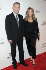 RITA WILSON and Tom Hanks at The Circle Premiere at 2017 Tribeca Film Festival in New York 04/26/2017