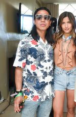 ROCKY BARNES at Revolve Desert House at 2017 Coachella in Indio 04/15/2017