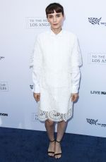 ROONEY MARA at To the Rescue! Fundraising Gala in Los Angeles 04/22/2017