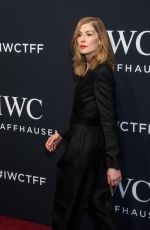 ROSAMUND PIKE at IWC Schaffhausen 5th Annual for the Love of Cinema Gala at Tribeca Film Festival in New York 04/20/2017