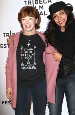 ROSARIO DAWSON at Awake: A Dream From Standing Rock Premiere at 2017 Tribeca Film Festival 04/22/2017