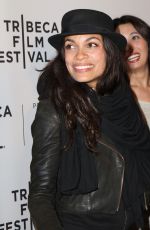 ROSARIO DAWSON at Awake: A Dream From Standing Rock Premiere at 2017 Tribeca Film Festival 04/22/2017