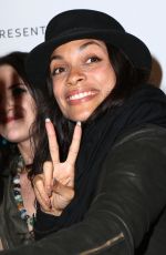 ROSARIO DAWSON at Awake: A Dream From Standing Rock Premiere at 2017 Tribeca Film Festival 04/22/2017