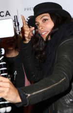 ROSARIO DAWSON at Awake: A Dream From Standing Rock Premiere at 2017 Tribeca Film Festival 04/22/2017