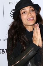 ROSARIO DAWSON at Awake: A Dream From Standing Rock Premiere at 2017 Tribeca Film Festival 04/22/2017