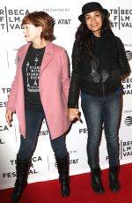 ROSARIO DAWSON at Awake: A Dream From Standing Rock Premiere at 2017 Tribeca Film Festival 04/22/2017