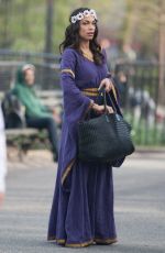 ROSARIO DAWSON Out and About in New York 04/23/2017