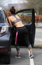 ROXANNE PALLETT in Sports Bra and Leggings Out in London 04/01/2017