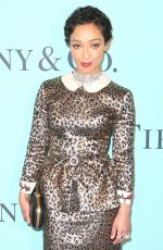 RUTH NEGGA at Tiffany & Co. 2017 Blue Book Collection Gala in New York 04/21/2017