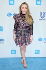 SABRINA CARPENTER at WE Day California in Los Angeles 04/27/2017