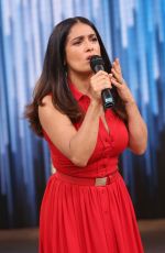 SALMA HAYEK at Despierta America TV Show in Miami 04/24/2017