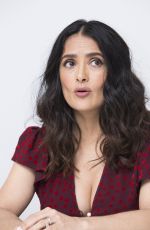 SALMA HAYEK at How to be a Latin Lover Press Conference in Beverly Hills 04/01/2017