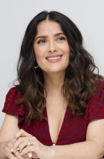 SALMA HAYEK at How to be a Latin Lover Press Conference in Beverly Hills 04/01/2017