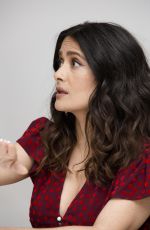 SALMA HAYEK at How to be a Latin Lover Press Conference in Beverly Hills 04/01/2017