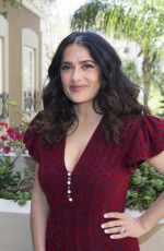 SALMA HAYEK at How to be a Latin Lover Press Conference in Beverly Hills 04/01/2017