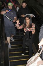 SALMA HAYEK at LAX Airport in Los Angeles 04/24/2017