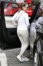 SAM FAIERS Leaves Amy Childs Beauty Salon in Essex 04/22/2017