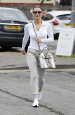 SAM FAIERS Leaves Amy Childs Beauty Salon in Essex 04/22/2017