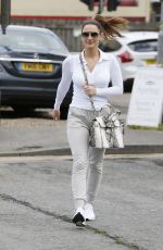 SAM FAIERS Leaves Amy Childs Beauty Salon in Essex 04/22/2017