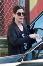 SANDRA BULLOCK Out in Los Angeles 04/20/2017