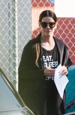 SANDRA BULLOCK Out in Los Angeles 04/20/2017