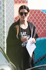 SANDRA BULLOCK Out in Los Angeles 04/20/2017
