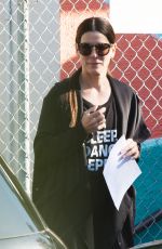 SANDRA BULLOCK Out in Los Angeles 04/20/2017