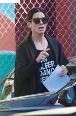 SANDRA BULLOCK Out in Los Angeles 04/20/2017