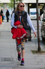 SARA COX Heading to a Gym in London 04/10/2017
