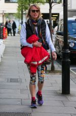 SARA COX Heading to a Gym in London 04/10/2017