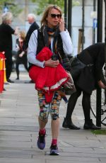 SARA COX Heading to a Gym in London 04/10/2017