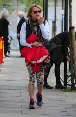 SARA COX Heading to a Gym in London 04/10/2017