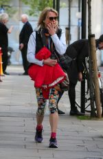 SARA COX Heading to a Gym in London 04/10/2017