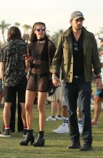 SARA SAMPAIO Out at Coachella Festival in Indio 04/16/2017