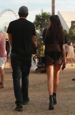 SARA SAMPAIO Out at Coachella Festival in Indio 04/16/2017