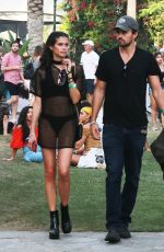 SARA SAMPAIO Out at Coachella Festival in Indio 04/16/2017